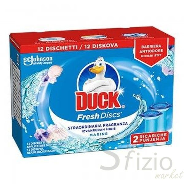 DUCK FRESH DISCS 6 MIXED MARINE LIME 1PZ