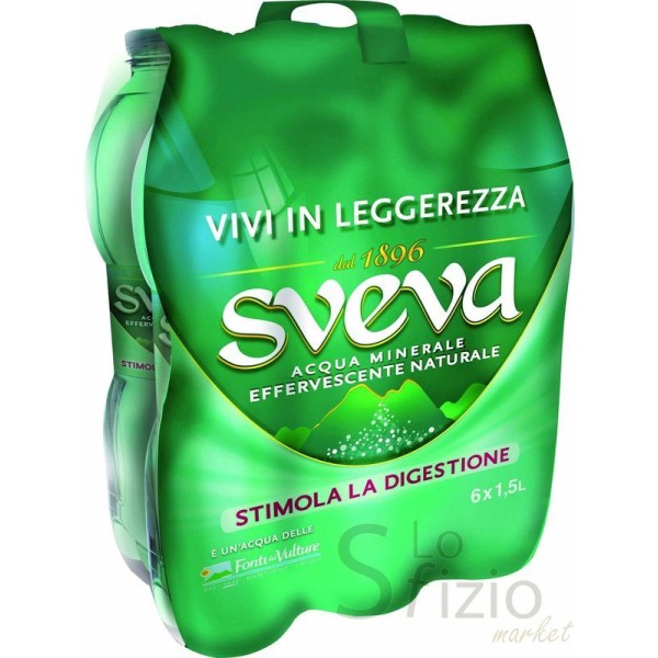 SVEVA ACQUA LEGGERMENTE FRIZZANTE 1,5L